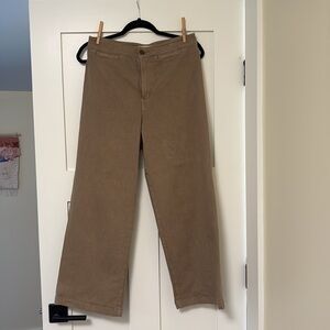 Madewell Curvy Emmett Wide-Leg Pants